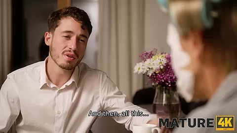 MATURE4K. Coffee and Cunt