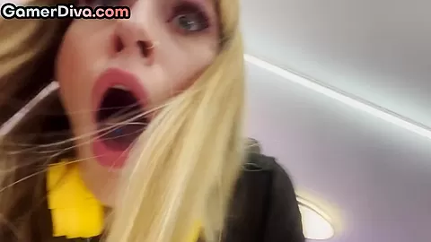 Nerdy gamer cumdrinking on livestream