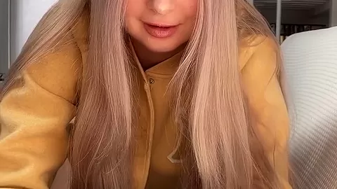 Sexy Blonde Fingering My Cock - Cumming Profusely