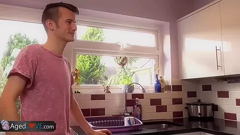 AgedLove Nice blonde granny is fucked by horny man 2