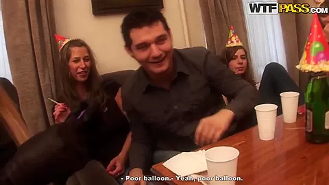 student 18+ party continues with hot group sex