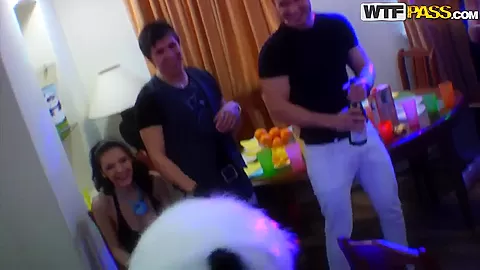 Crazy college students 18+ fuck at a hot party