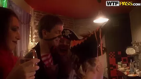 Absolutely wild sex at sex party, today is Halloween!