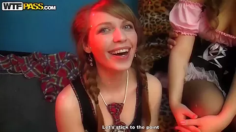 Fishnets and young chicks is something really hot