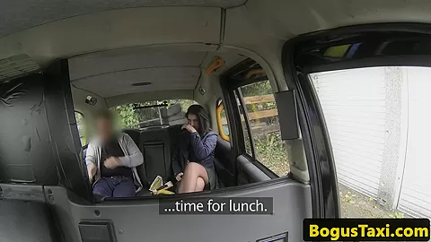 Brit beauty analfucked and fingered by cabbie