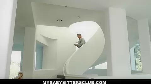 Mybabysittersclub - Hot Gold Digging Babysitter Paid With Cock