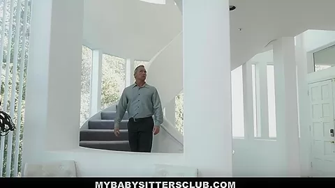 Mybabysittersclub - Hot Gold Digging Babysitter Paid With Cock