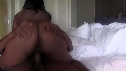 Black Stud Fucks A Gorgeous Ebony With A Big Ass In His Hotel Room - MixedRaceCunt