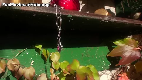 Mausibutz in Backyard Masturbation - FunMovies
