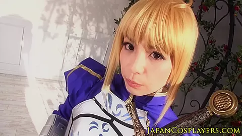 Cosplay saber fingered by fsn fan