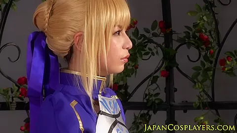 Cosplay saber fingered by fsn fan