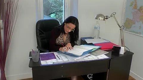 Horny Young Couple Gets Help From A Sexy Secretary - HotEuroGirls