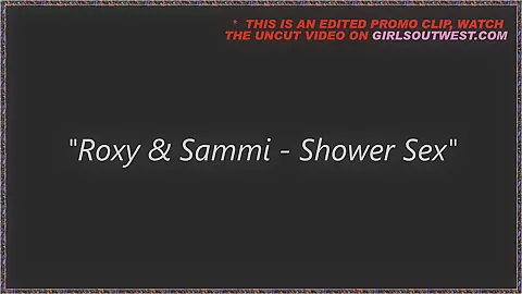 Girls Out West - Aussie lesbians take a shower