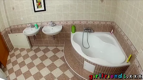 Girlfriends Perfect brunette seduces stunning blonde