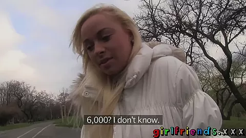 Girlfriends horny lesbian gets stranger to eat pussy