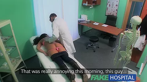 Fake Hospital Doctors cock pleases patient