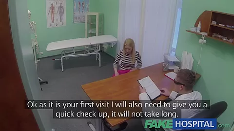 Fake Hospital Hot blonde gets the full doctor treatment