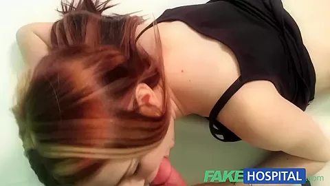 FakeHospital Petite emo chick makes doctor blow quick