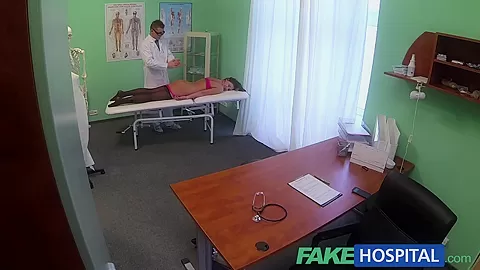 Fake Hospital Doctors magic cock produces vocal orgasm
