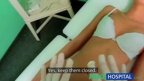 FakeHospital Hot Brunette Patient returns craving cock