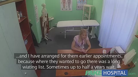 FakeHospital Super sexy curvy blonde accepts dirty doc