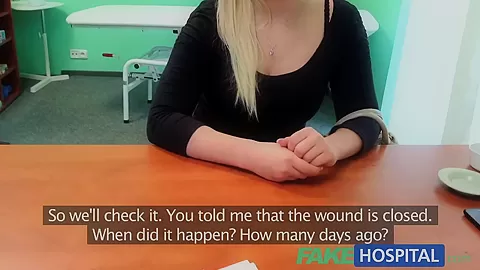FakeHospital Doctors cock heals sexy squirting blonde