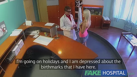 FakeHospital Hot sexy blonde gets probed and squirts