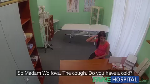 FakeHospital Doctor and nurse enjoy patients wet pussy