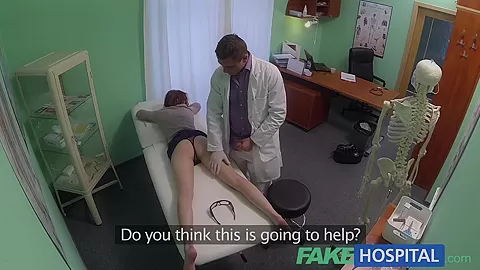FakeHospital Passionate redheads pussy gets Creampie