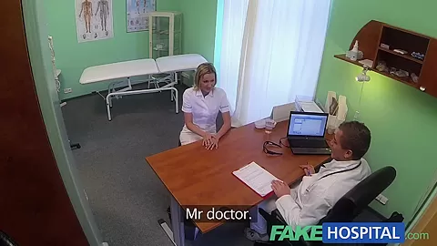 FakeHospital Naughty blonde nurse gets doctors cock