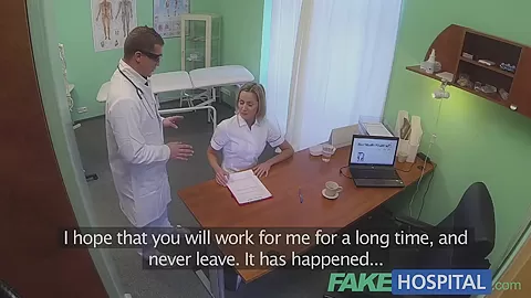 FakeHospital Naughty blonde nurse gets doctors cock