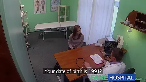 Fake Hospital Innocent redhead gets a creampie