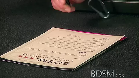 BDSM XXX Caged subs are humiliated before being taught