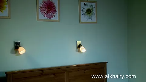 Hairy Viki masturbates her hairy pussy