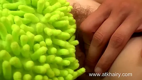 Alta shows her long legs and hairy pussy
