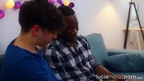 Amazing pornstar in Hottest Interracial, Threesomes adult clip