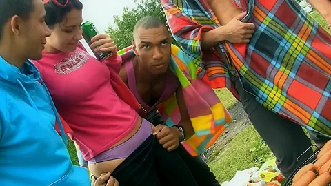 Ally & Eniko & Francheska & Mystica in orgy movie with some really hot beauties