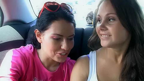 Ally & Eniko & Francheska & Mystica in sexy college fuck video with a couple fucking