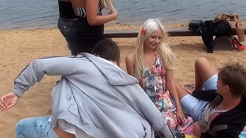 Autumn & Grace & Bianca & Olie & Savannah in lesbian college chicks enjoying a hot adventure
