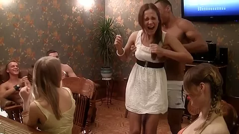 Anika & Mancy & Marika & Marya in cute college girls getting their twats fucked hard