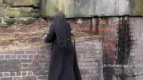 BBW amateur Emmas public masterbation and outdoor flashing of fat gal in homemade exhibitionist footage for