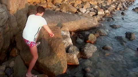 Anne in one of the outdoor porn videos with beautiful minx