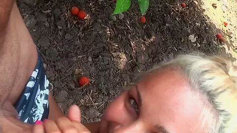 Margo & Aspen & Jocelyn in hardcore fucking in an outdoor sex scene