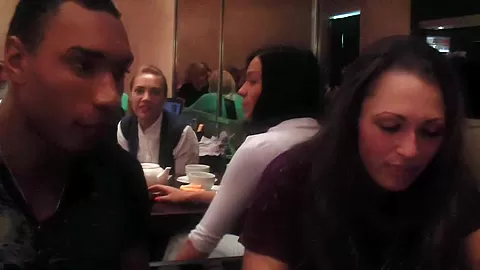 Alon in free public porn tape with a hot chick and dude