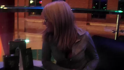 Celia in girl gives head to some guy in a restaurant toilet