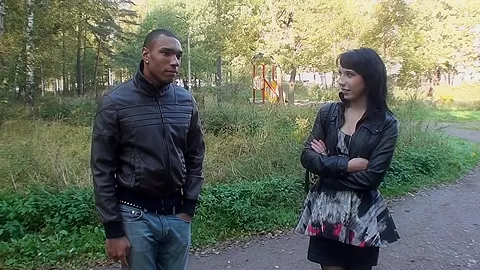 Eva Dark in hardcore shag scene in an outdoor sex vid