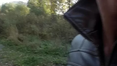 Eva Dark in hardcore shag scene in an outdoor sex vid