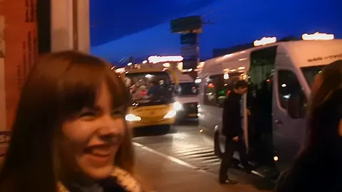 Kristel in handsome chick enjoys street fucking with some guy