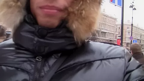 Amy in slutty blonde enjoying porn hard core in restroom