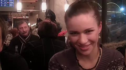 Delia in slut gets her cunt fucked in public toilet sex vid
